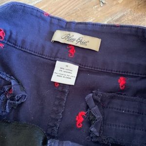 Shorts - Seahorse navy summer shorts Shorts - Seahorse navy summer shorts